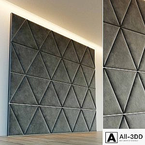 Decorative wall. Soft panel. 34