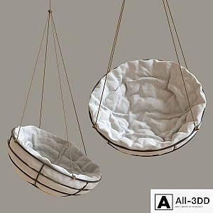 Suspended chair swing "cloud lock Papasan"