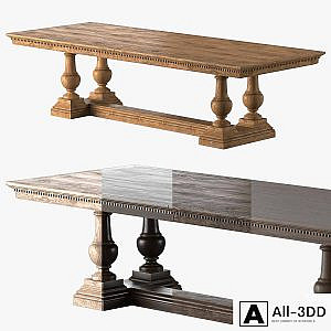JAMES RECTANGULAR EXTENSION DINING TABLE 62070652 DARK