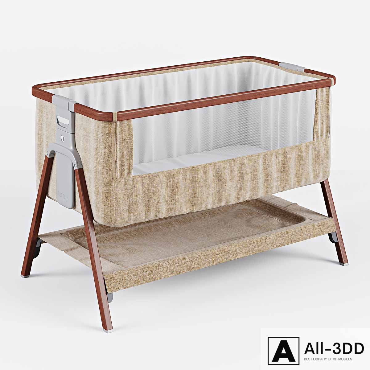 Cradle Tutti Bambini CoZee modern interior 3D model Cradle Tutti Bambini CoZee