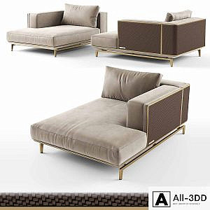Visionnaire BACKSTAGE Chaise Longue