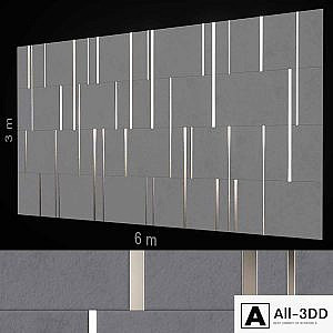 Decorative wall 200.