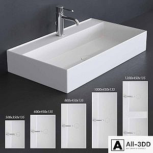 Alice Ceramica Hide Washbasin Set 1