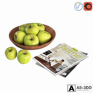 Fruit Bowls Green apples