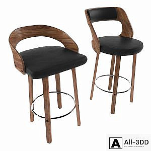 emily & sabrina bar or counter stool and bar chair