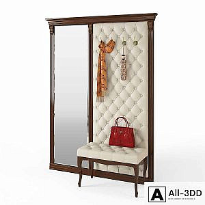 Benefit furniture B5-7-2 hanger with bench B4-4