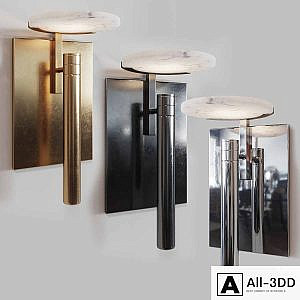Melange floating disc sconce by Kelly Wearstler