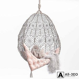 Garden swing Knotted Melati Hanging Chair