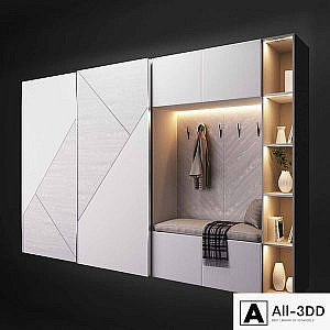 Furniture with cross wardrobe Cross