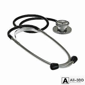Phonendoscope stethoscope lies on a ground
