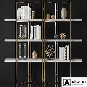 Kupa Concrete Bookcase