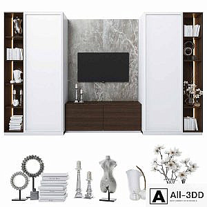 Cabinet with tv area 4