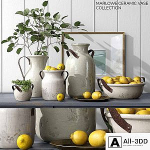 Pottery Barn MARLOWE CERAMIC VASE COLLECTION