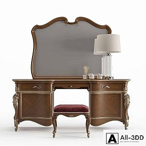 Dressing table Arve Style Luigi_XXI with pouf