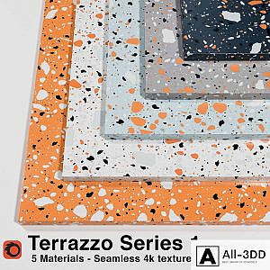 Terrazzo - Series 1 (5 Seamless Materials)