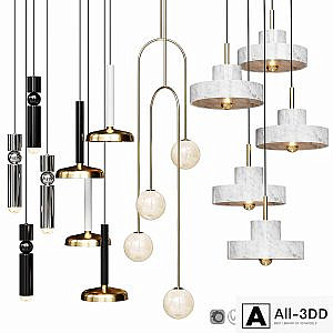 Four Pendant Lights amazing set vol6