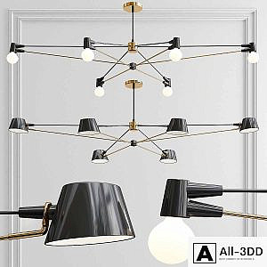 Long Cord & Long Pivot Chandelier