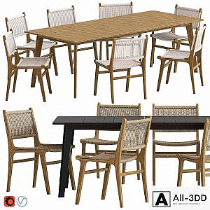 Globewest Noosa Chair and Noosa Table