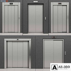 Set of doors for elevators Kone
