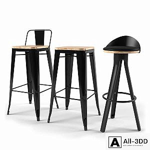 Libra and tolix bar stool
