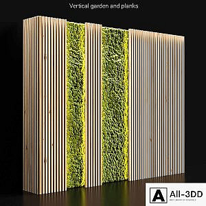 Vertical garden and planks 2