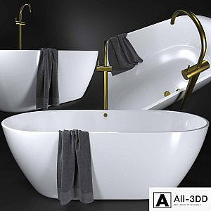 Estet Miami bath with Scala basin mixer