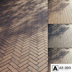 Brick paving slabs Type 3