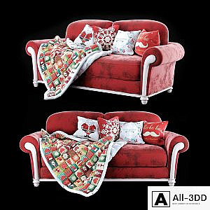 New Year's sofa.