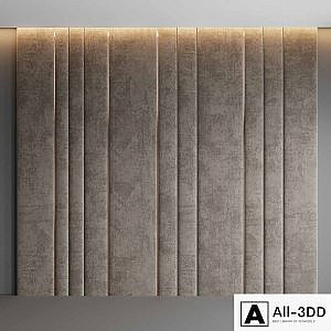 Dirty Beige Velvet Panel