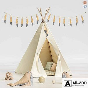 Toys and furniture set 66