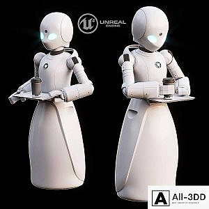 AVE Orihime-d animated PBR (+ UNREAL ENGINE)