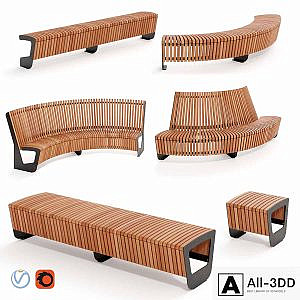 MMCITE. Park benches Landscape Compact