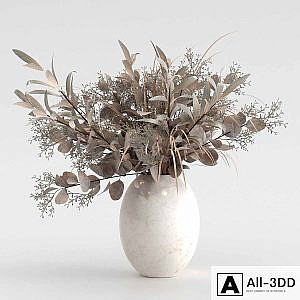 Bouquet of dried flowers