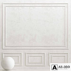 Decorative plaster with molding 4