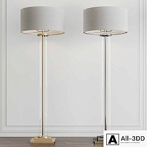 Monette Tall Cylinder Floor Lamp by Uttermost