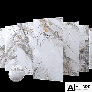 Marble Set Invisible Marble Gray