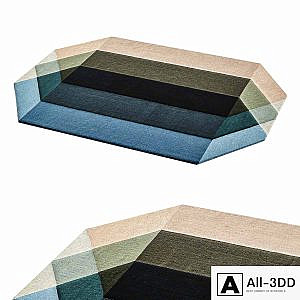 Kilim Diamond Rug by Gan