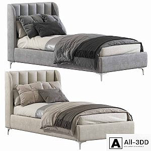 Bed Blush Lizbeth Velvet Single Bed