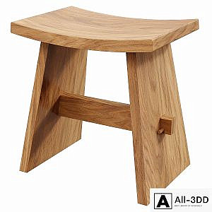 Zara Home - The wooden stool in the style of rustic