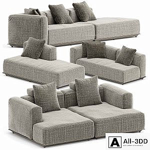 HYBRID OUTDOOR SOFA SET3 by B&B ITALIA