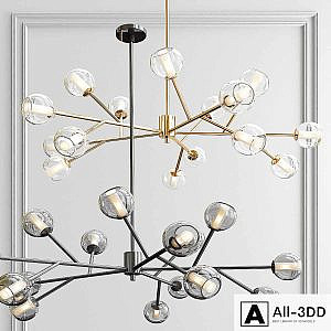 Dainolite horizontal chandelier
