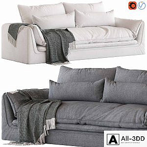 Globewest Orlando Seamed 4-Seater Sofa