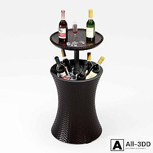 Keter Rattan Cool Bar