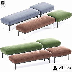 Puff Puff Bench by Blu Dot