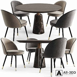 Eichholtz Dining Table Genova And Chair Cooper