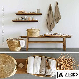 Decorative set for bathroom # 9