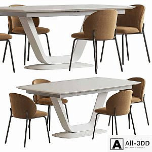 Alicante table Princeton chair Boconcept
