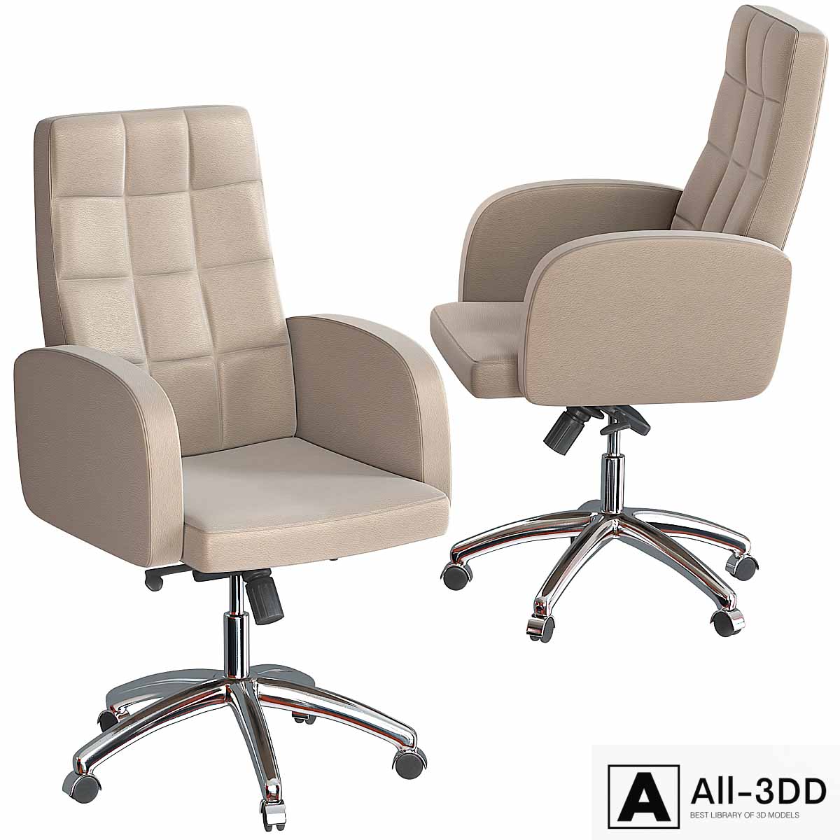 Executive armchair ALVEST AV 168/1 modern interior 3D model Executive armchair ALVEST AV 168/1