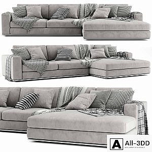 Minotti Hamilton Chaise Longue Sofa