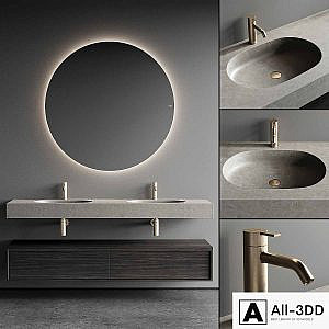 Inbani Strato 02 B Vanity Unit Set 2